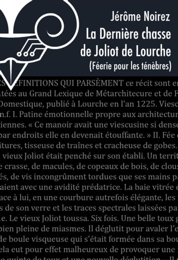 La Dernière Chasse de Joliot de Lourche - Féérie pour les ténèbres 7 - Jérôme Noirez