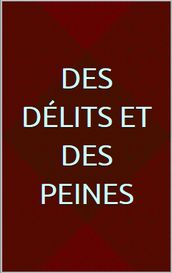 Des délits et des peines