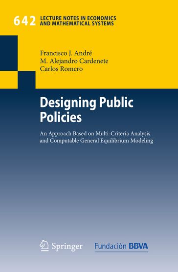 Designing Public Policies - M. Alejandro Cardenete - Carlos Romero - Francisco J. André