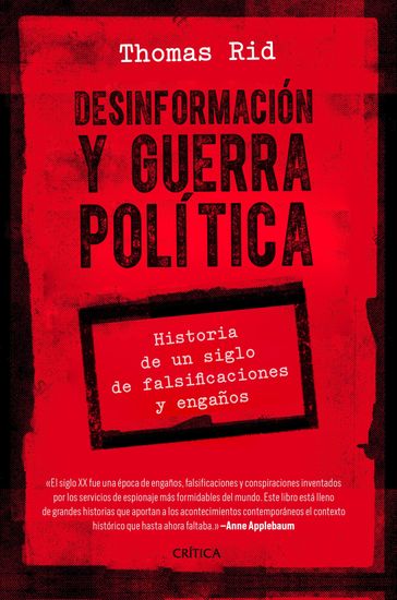 Desinformación y guerra política - Thomas Rid