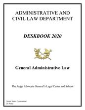 Deskbook 2020 General Administrative Law