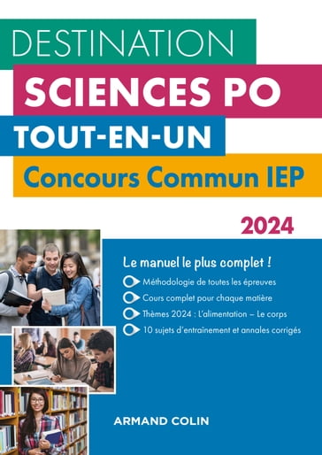 Destination Sciences Po - Concours commun IEP 2024 - Dimitri Delarue - Sophie Gallix - Laurent Gayard