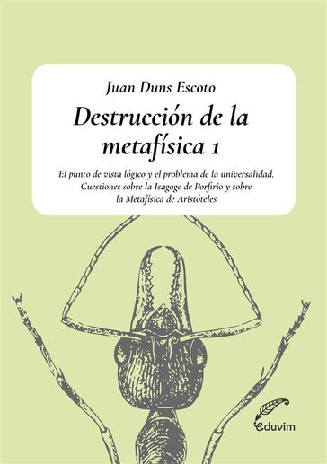 Destrucción de la metafísica 1. - Juan Duns Escoto