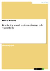 Developing a small business - German pub  Stammtisch 