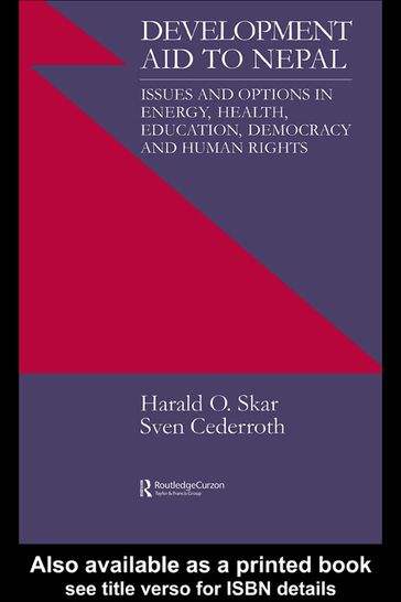 Development Aid to Nepal - Sven Cederoth Cederroth - Harald O. Skarr