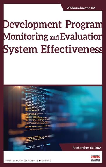 Development Program Monitoring and Evaluation System Effectiveness - Abdourahmane Ba