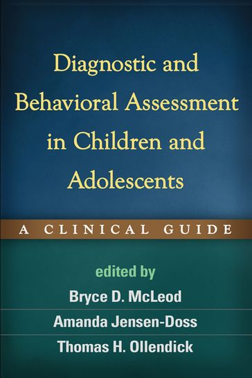 Diagnostic and Behavioral Assessment in Children and Adolescents