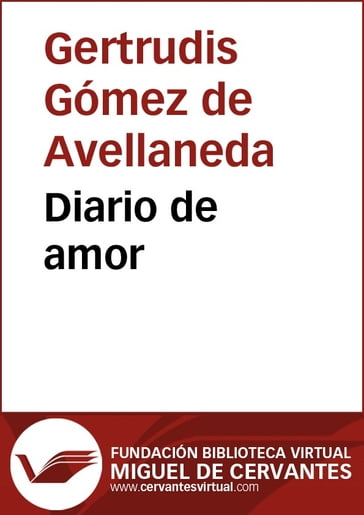 Diario de amor - Gertrudis Gómez de Avellaneda