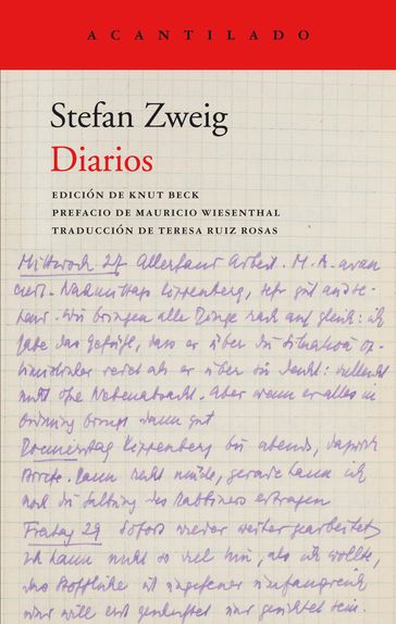 Diarios - Mauricio Wiesenthal - Stefan Zweig