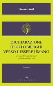 Dichiarazione degli obblighi verso l essere umano