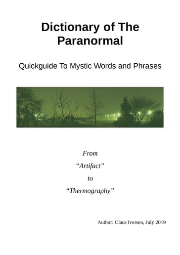 Dictionary of The Paranormal - Claus Iversen