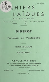 Diderot, panurge et pantophile