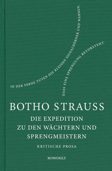 Die Expedition zu den Wächtern u. Sprengmeistern - Botho Strauß