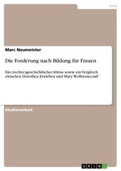 Die Forderung nach Bildung für Frauen