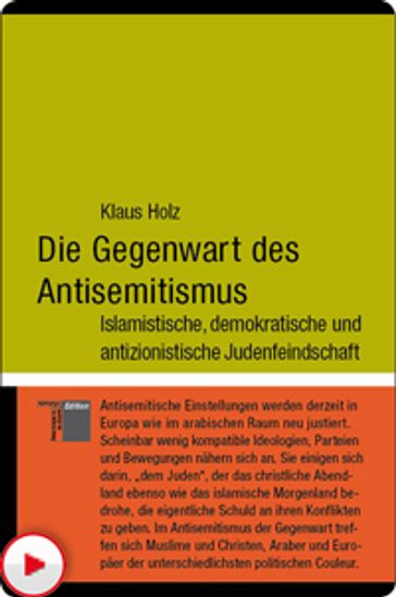 Die Gegenwart des Antisemitismus - Klaus Holz