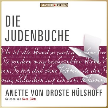 Die Judenbuche - Annette von Droste-Hulshoff - SVEN GÖRTZ