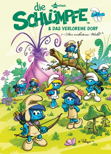 Die Schlümpfe und das verlorene Dorf Bd. 1: Der verbotene Wald - Alain Maury - Jeroen De Coninck - Laurent Cagniat - Luc Parthoens - Miguel Díaz Vizoso - Paolo Maddaleni - Peyo - Alain Jost