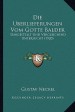 Die Uberlieferungen Vom Gotte Balder