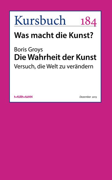 Die Wahrheit der Kunst - Boris Groys