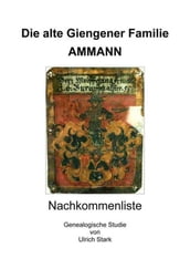 Die alte Giengener Familie AMMANN