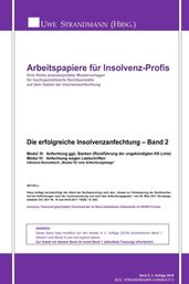 Die erfolgreiche Insolvenzanfechtung  Band 2