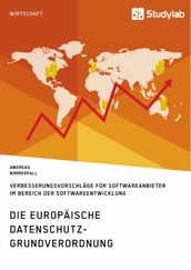 Die europäische Datenschutz-Grundverordnung. Verbesserungsvorschläge für Softwareanbieter im Bereich der Softwareentwicklung