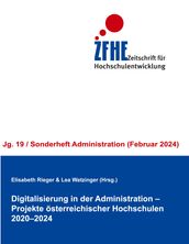 Digitalisierung in der Administration - Projekte österreichischer Hochschulen 2020-2024