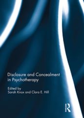 Disclosure and Concealment in Psychotherapy