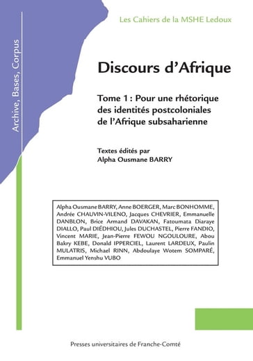 Discours d'Afrique - Collectif