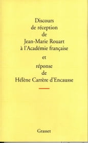 Discours de réception à l Académie française