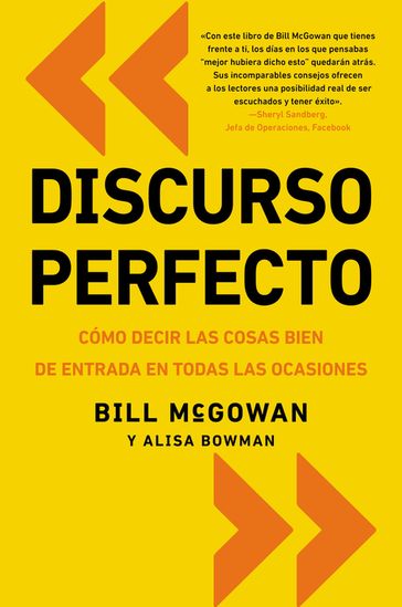 Discurso perfecto - Bill McGowan - Alisa Bowman