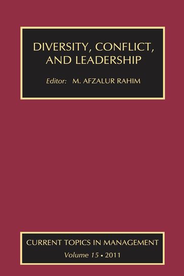 Diversity, Conflict, and Leadership - M. Afzalur Rahim