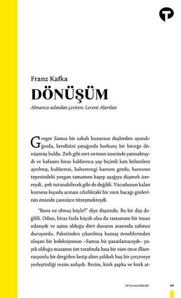 Dönüüm - Franz Kafka