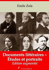 Documents littéraires  Études et portraits  suivi d annexes