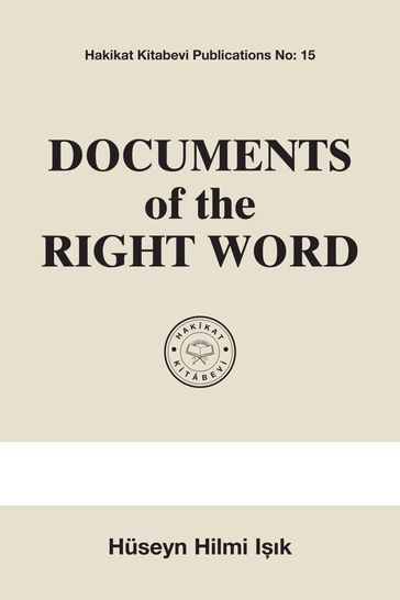 Documents of the Right Word - Abdullah Suwaydî
