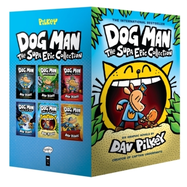 Dog Man 1-6: The Supa Epic Collection: From the Creator of Captain Underpants - Dav Pilkey