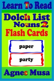 Dolch List Noun Flash Cards 2