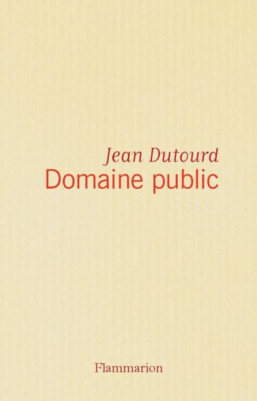 Domaine public - Jean Dutourd