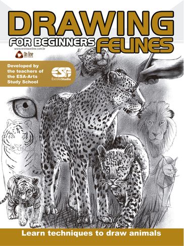 Drawing For Beginners - Felines - On Line Editora