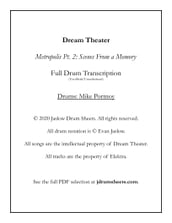 Dream Theater - Scenes From a Memory: Full Drum Transcription