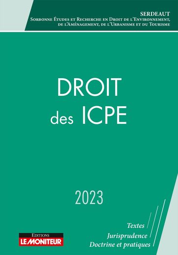 Droit des ICPE 2023 - SERDEAUT