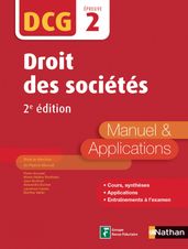 Droit des sociétés - DCG Epreuve 2 - Manuel & applications 2ed