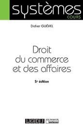 Droit du commerce et des affaires - 5e édition