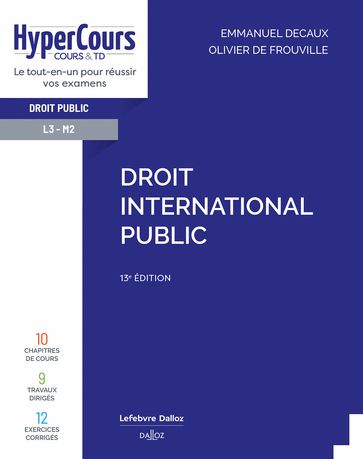 Droit international public 13ed - Emmanuel Decaux - Olivier de Frouville