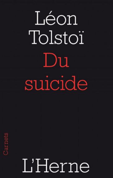 Du suicide - Lev Nikolaevic Tolstoj