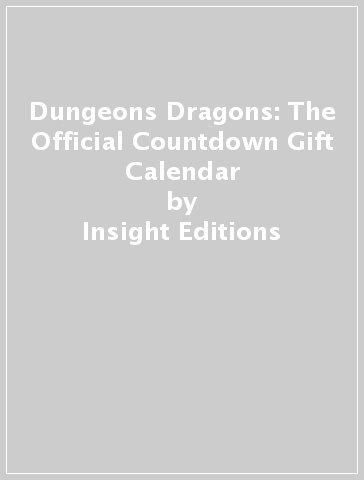 Dungeons & Dragons: The Official Countdown Gift Calendar - Insight Editions