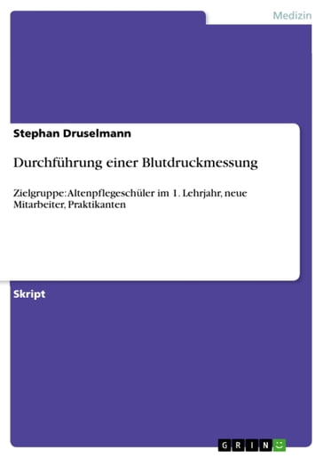 Durchführung einer Blutdruckmessung - Stephan Druselmann