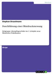 Durchführung einer Blutdruckmessung