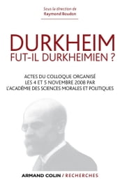 Durkheim fut-il durkheimien ?