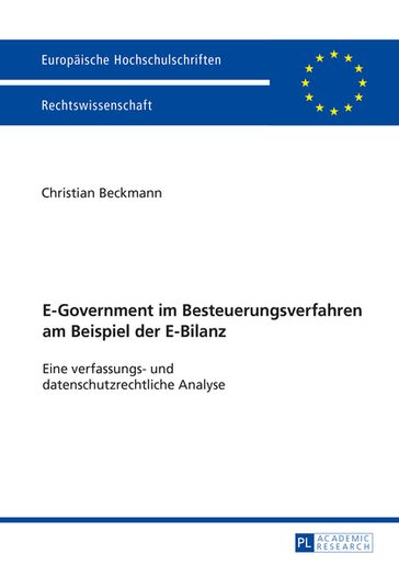 E-Government im Besteuerungsverfahren am Beispiel der E-Bilanz - Christian Beckmann